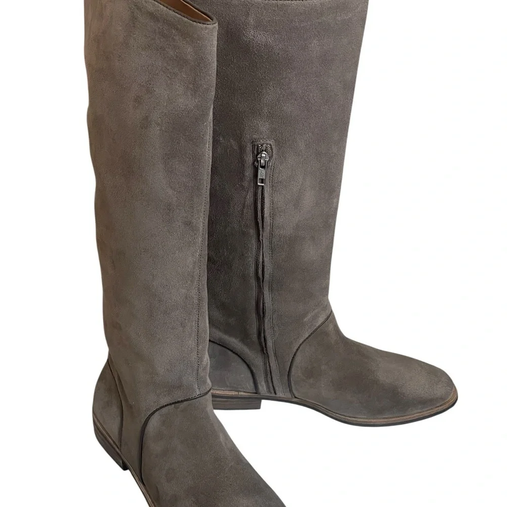 UGG Australia DALEY Gracen Womens tan Suede Comfort Knee High Ride Boots Sz 9.5